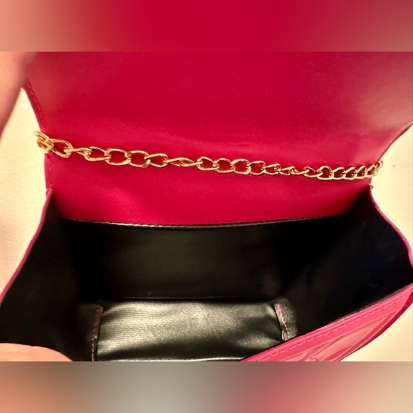 🌺 Pink Quilted Chain Shoulder Bag • Gold Hardware • New in Box • Chic Purse 🌺 - Picture 5 of 6